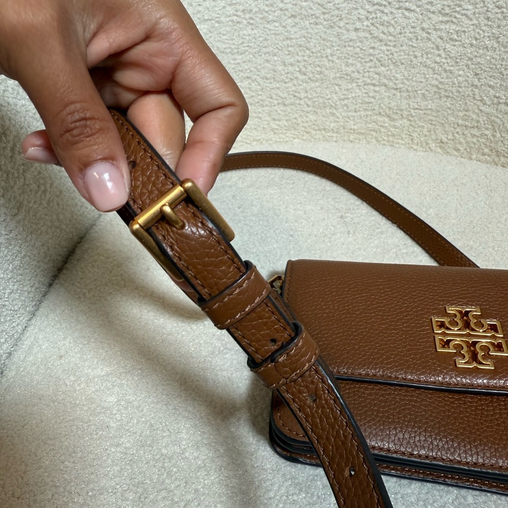 Tory Burch Tan Leather Crossbody Bag - Picture 10 of 11